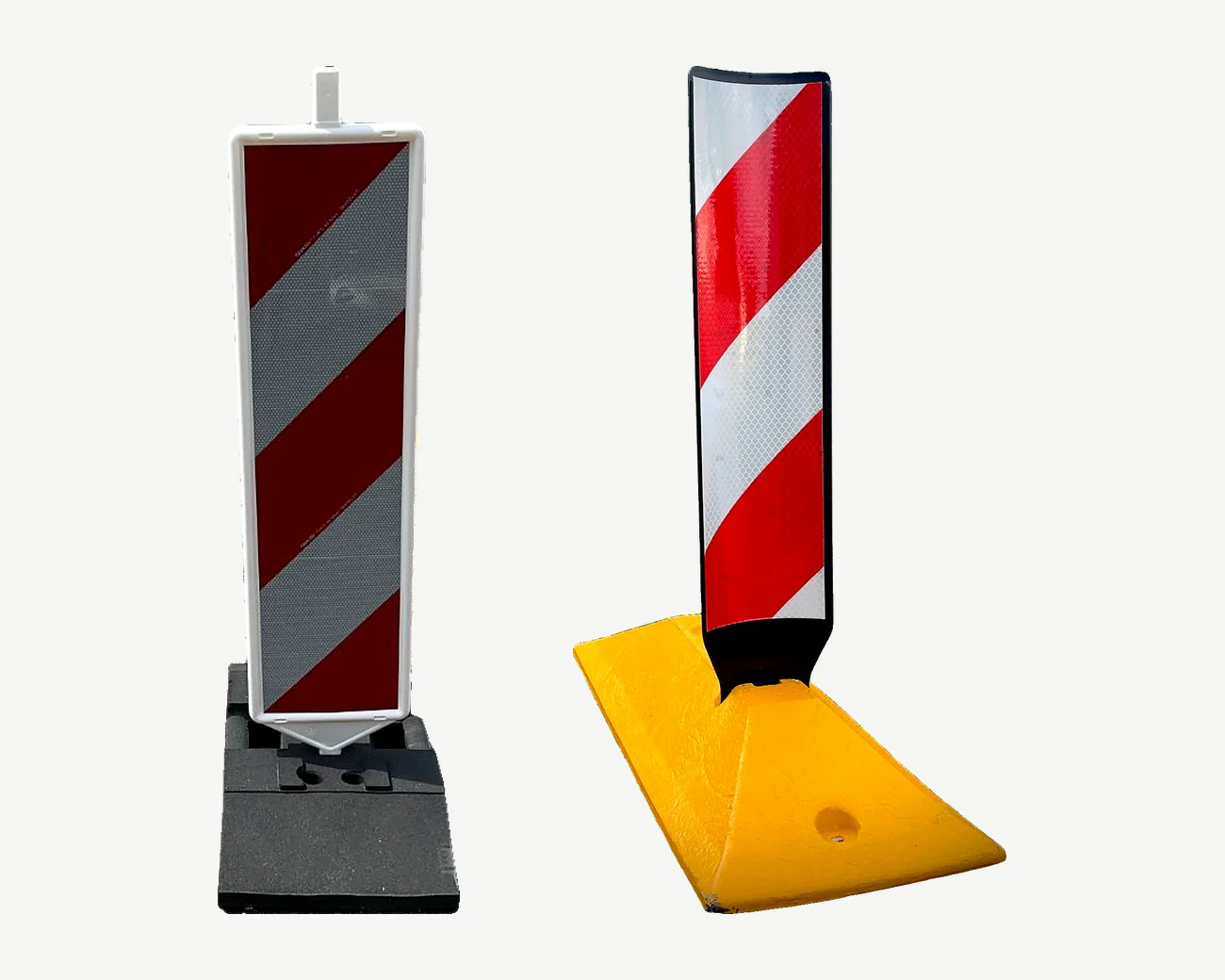 K5C Wemas à chevrons sur plastobloc et mini K5C sur plastobloc jaune